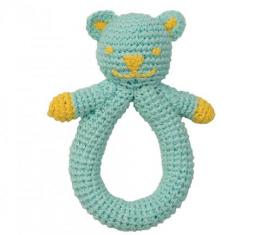 PEPPA Crochet rattles bear blue