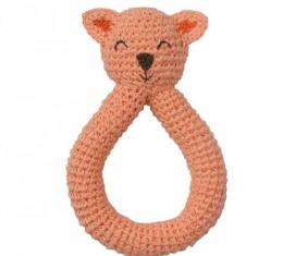 PEPPA Crochet rattles cat pink