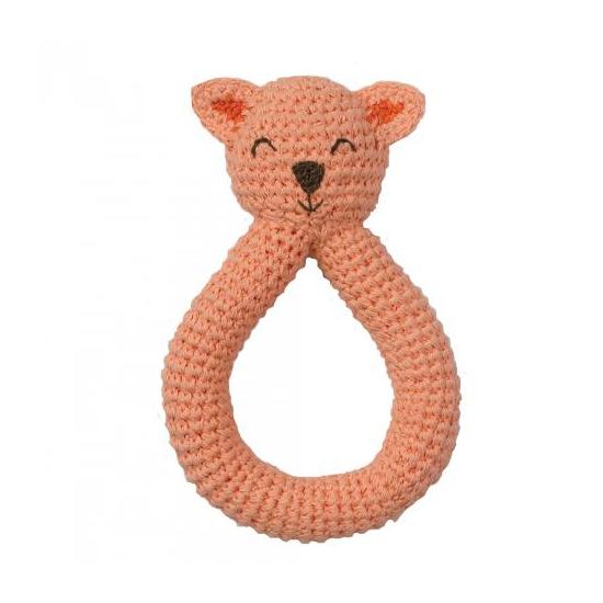 PEPPA Crochet rattles cat pink - Kliknutím zobrazíte detail obrázku.