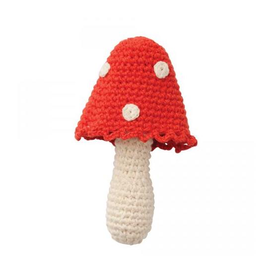 PEPPA Crochet Rattles mus - houbička - Kliknutím zobrazíte detail obrázku.