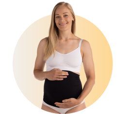 CARRIWELL Těhotenský podpůrný pás přes bříško - ČERNÝ